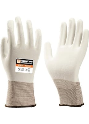 Glove On White Touch Werkhandschoen