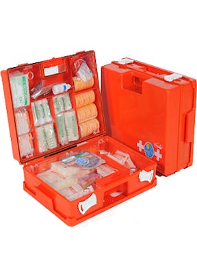 ##BHV EHBO-koffer groot Luxe oranje incl wandhouder ( A Multi )