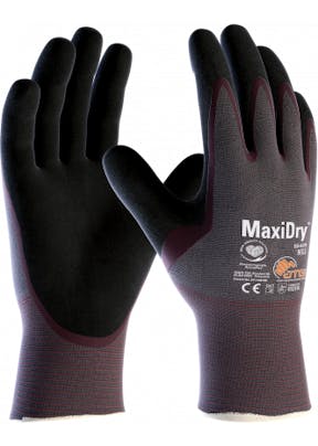 ATG Gloves MaxiDry® 56-424 Handschoen met Gecoate Handpalm en Manchet