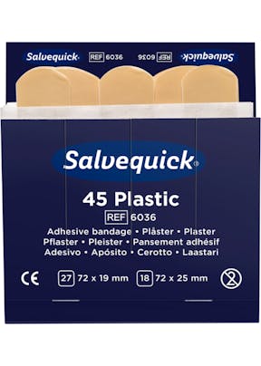 Cederroth Salvequick Plasticpleisters 45 stuks