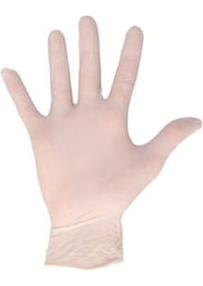 CMT Handschoenen Latex Gepoederd Wit (1.000 stuks)