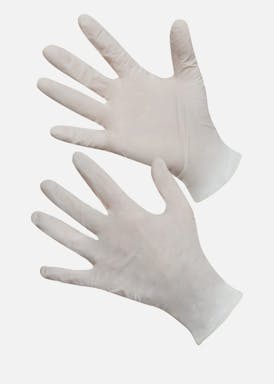 CMT Handschoenen Latex Poedervrij Wit (1.000 stuks)