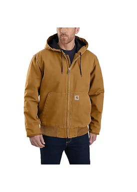 Loose Fit Washed Duck Insulated Active Jack