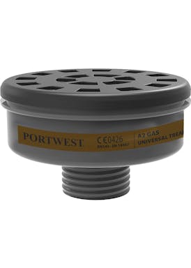 Portwest A2 Gas Filter Universal Thread (6 Stuks)