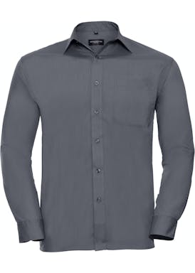Russell Men´s Long Sleeve Classic Polycotton Poplin Shirt
