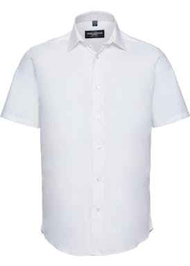 Russell Men´s Short Sleeve Fitted Stretch Shirt
