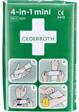 Cederroth 4-in-1 mini bloedstelpende verbanden