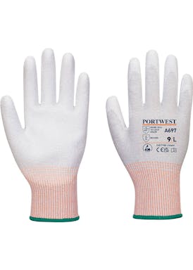 Portwest LR13 ESD PU Palm Glove (12 paar)