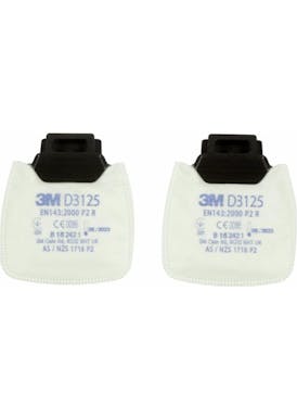 3M Secure Click Stoffilter D3125, P2 R