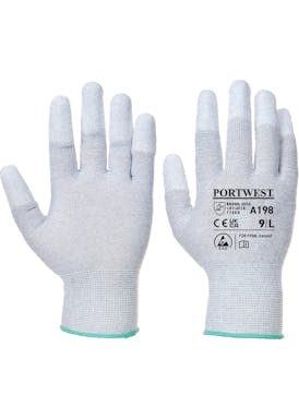 Portwest Antistatic PU Fingertip Glove