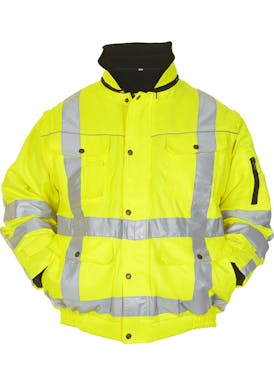 Hydrowear Aberdeen hoge zichtbaarheids werkjas geel