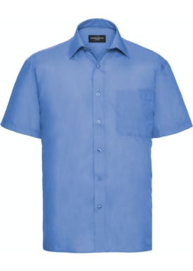 Russell Men´s Short Sleeve Classic Polycotton Poplin Shirt