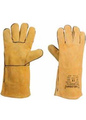 Weldsafe Lashandschoen Handschoen 726 Rundsplitleder