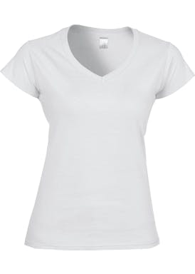 Gildan V-Neck SoftStyle Body fit Dames T-shirt