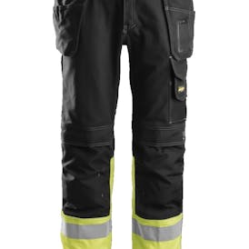 Snickers Workwear 3235 High-Vis HP Trousers, Class 1