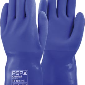 PSP 40-400 Chemical PVC Blue Werkhandschoen