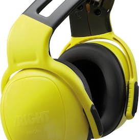 MSA left/RIGHT SNR33 geel hoofdband