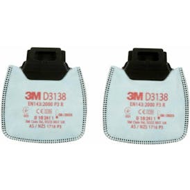 3M Secure Click Stoffilter D3138, P3 R