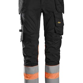 Snickers High-Vis, Class 1 Stretch Trousers Holster Pockets