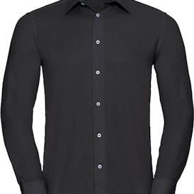 Russell Long Sleeve Tailored Oxford Shirt Heren