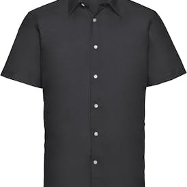Russell Short Sleeve Tailored Oxford Shirt heren