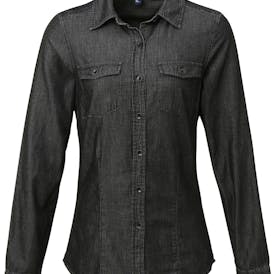 Premier Women´s Jeans Stitch Denim Shirt